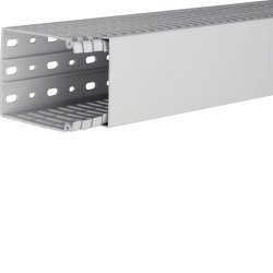 Hager Verdrahtungskanal PC/ABS HA7100080 halogenfrei HA7 100x80mm lichtgrau