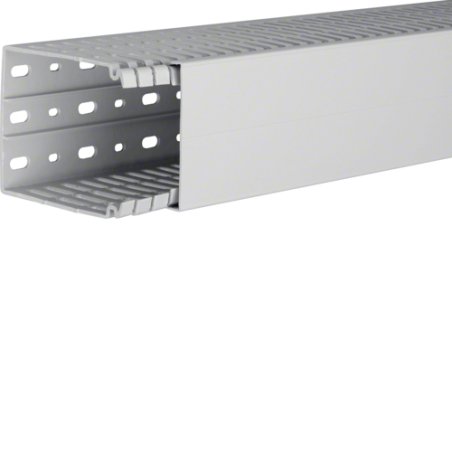 Hager Verdrahtungskanal PC/ABS HA7100080 halogenfrei HA7 100x80mm lichtgrau
