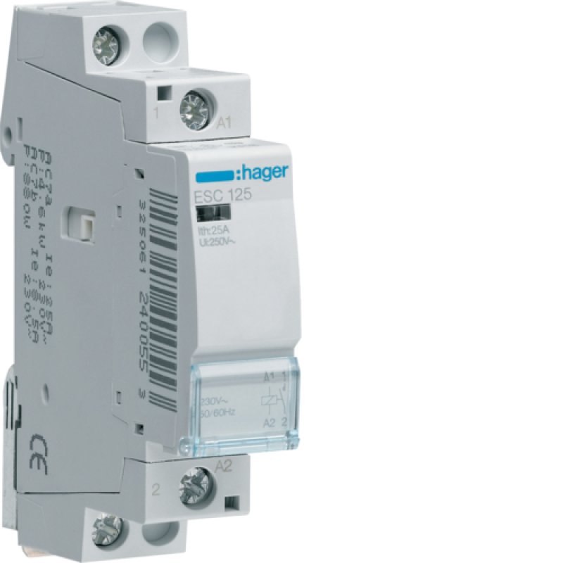 Hager Installationsschtz 25A ESC125 1Schlieer 230V