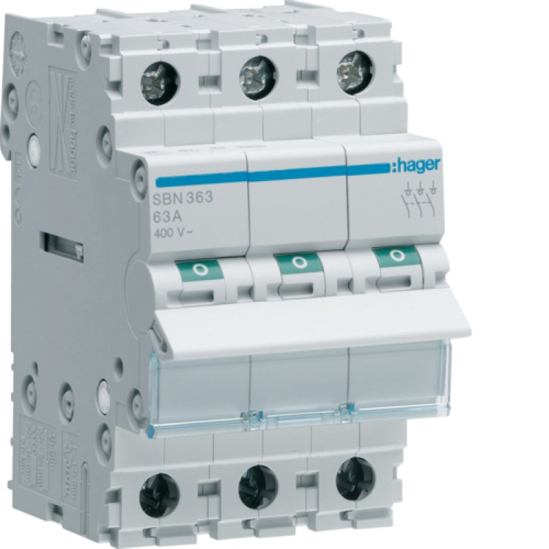 Hager SBN363 coupe-circuits 3 3 module(s)
