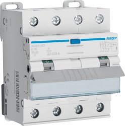 Hager Fi-LS 4P 10kA B-16A 30mA ADX416D Typ A