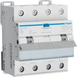 Hager ADX466D circuit breaker Miniature circuit breaker Type A