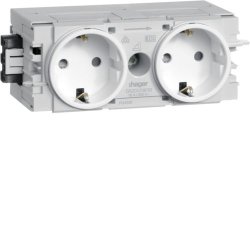 Hager GS20009016 prise de courant Blanc
