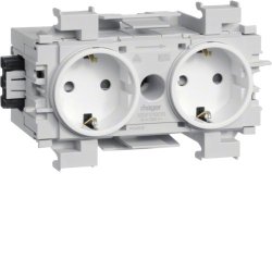 Hager GS20019016 socket-outlet White