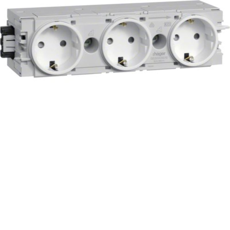 Hager GS30009016 socket-outlet White