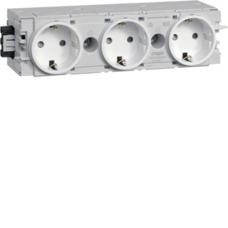 Hager GS30009016 prise de courant Blanc