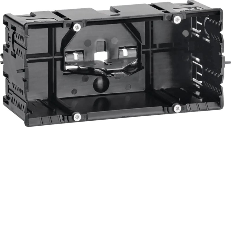 Hager Gerteeinbaudose 2fach GLS55002 Energie f.BR C-Profil f.Schalterprogramm