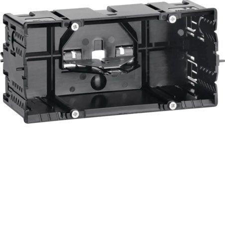Hager Gerteeinbaudose 2fach GLS55002 Energie f.BR C-Profil f.Schalterprogramm