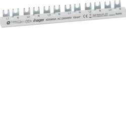 Hager KDS563A pièce et accessoire de barre omnibus Blanc