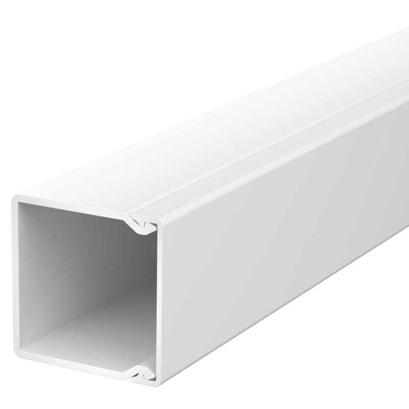 OBO WDK40040LGR Wand-u.Deckenkanal m.Bodenlochung 40x40x2000 PVC 6027016