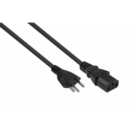 Kabelmeister SK6030-S018 power cable Black 1.8 m Power plug type J IEC C13