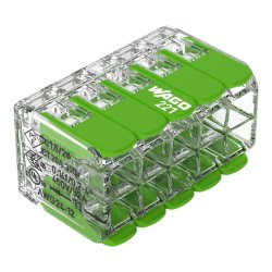 Wago 221-430 terminal block Transparent