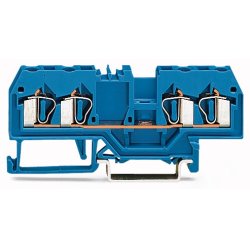 Wago 280-834 terminal block 4P Blue
