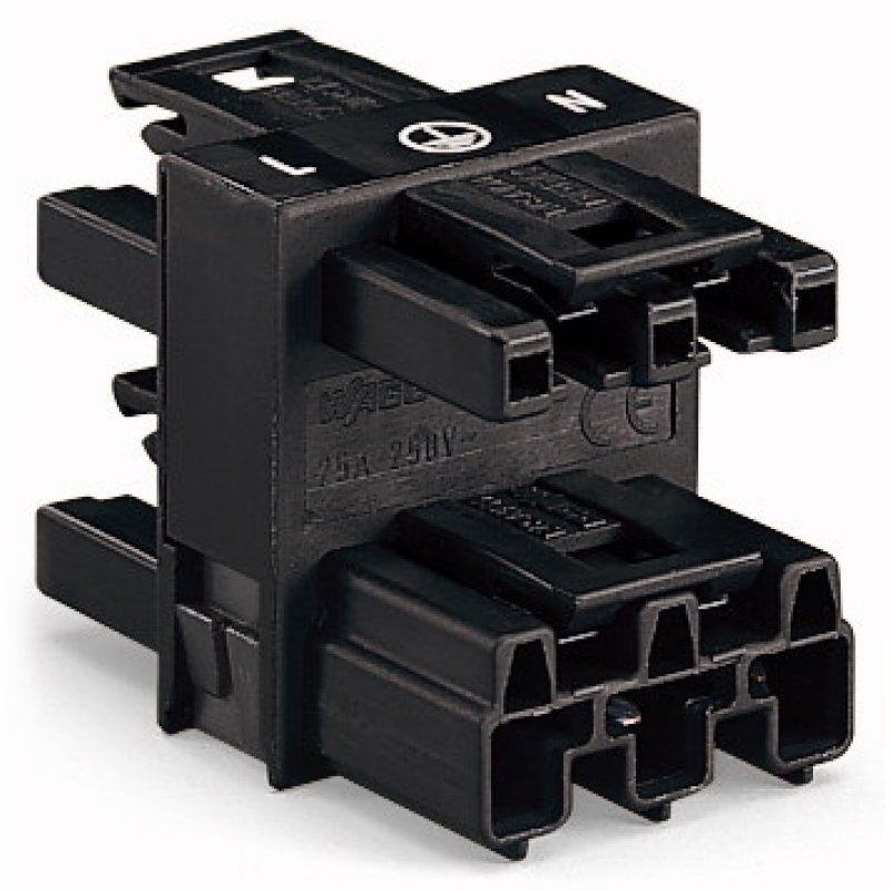 Wago 770-607 terminal block 3P Black