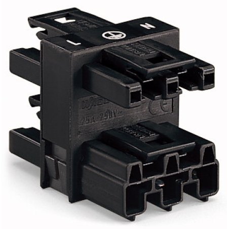 Wago 770-607 terminal block 3P Black