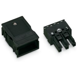 Wago 770-103 terminal block 3P Black