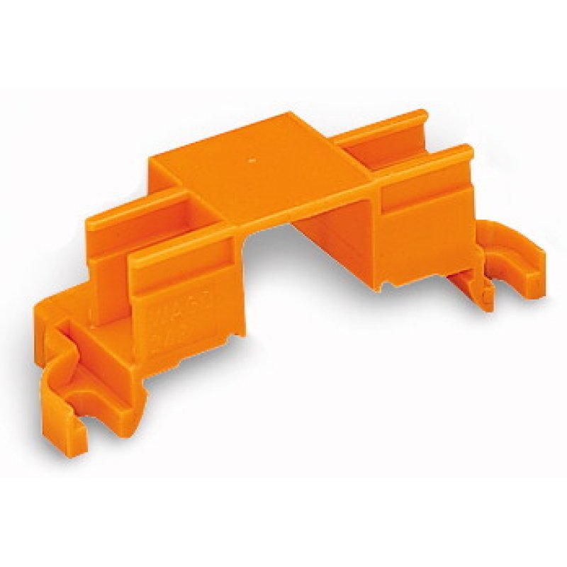 WAGO 243-112 Befestigungsadapter,fr 4 Steckpltze,Serie 243,orange