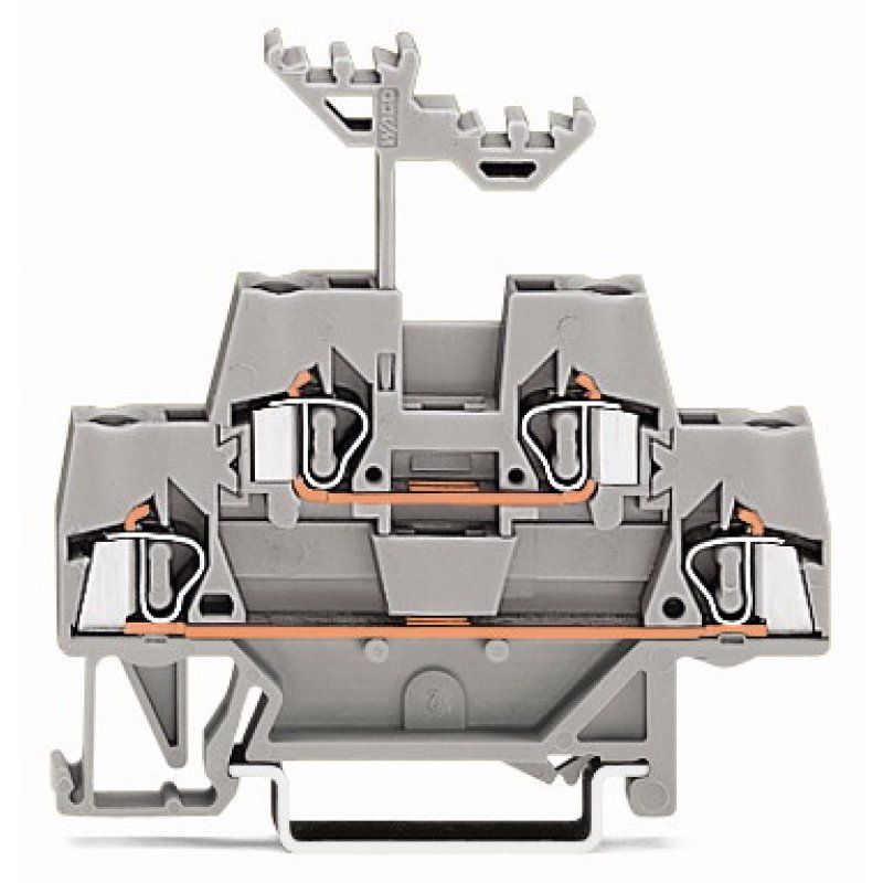 Wago 280-519 terminal block 4P Grey