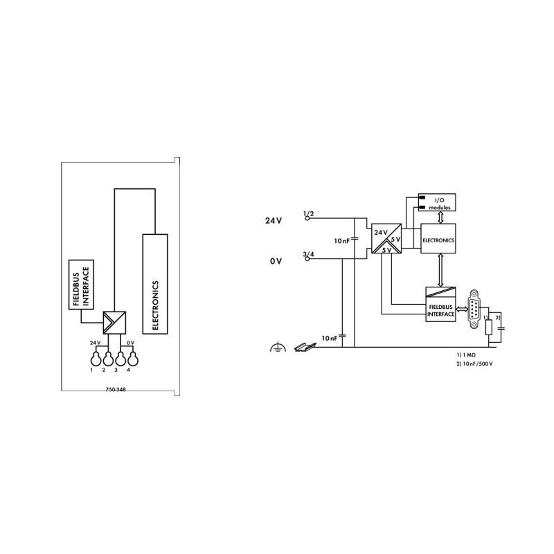 Wago 750-348 fieldbus module