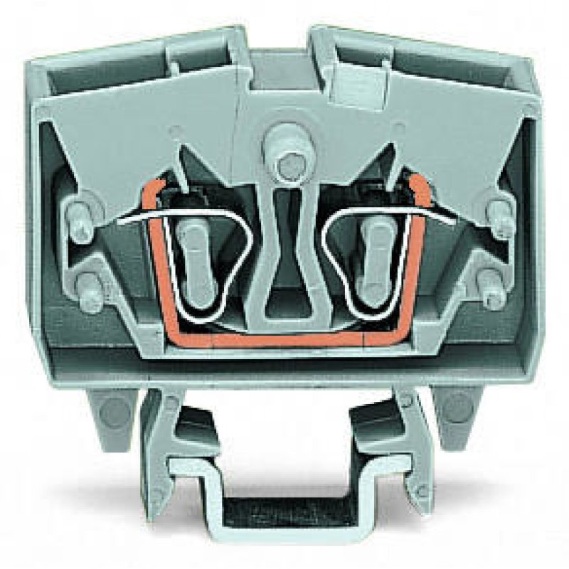 Wago 264-701 bornier 2 Gris
