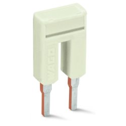 WAGO 2002-402 Brcker,2-fach,isoliert,lichtgrau