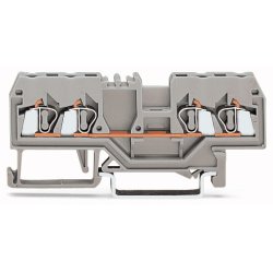 Wago 280-833 terminal block 4P Grey