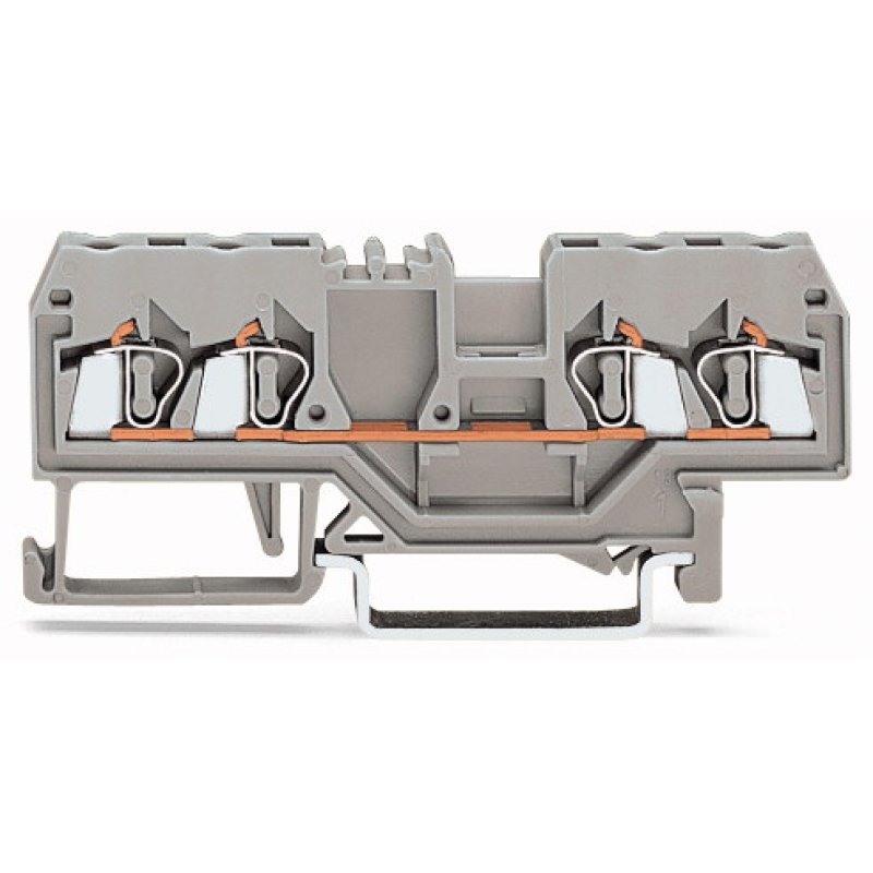 Wago 280-833 terminal block 4P Grey