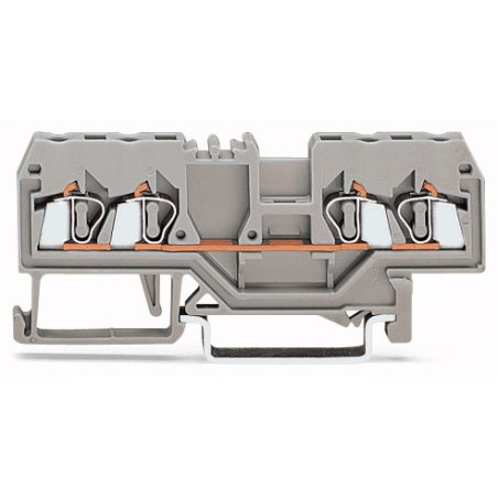 Wago 280-833 terminal block 4P Grey
