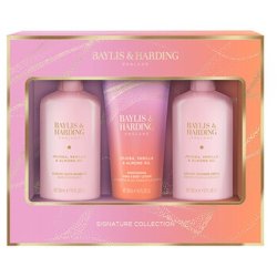 Baylis & Harding Signature Collection Bath Set with Jojoba, Vanilla & Almond Oil