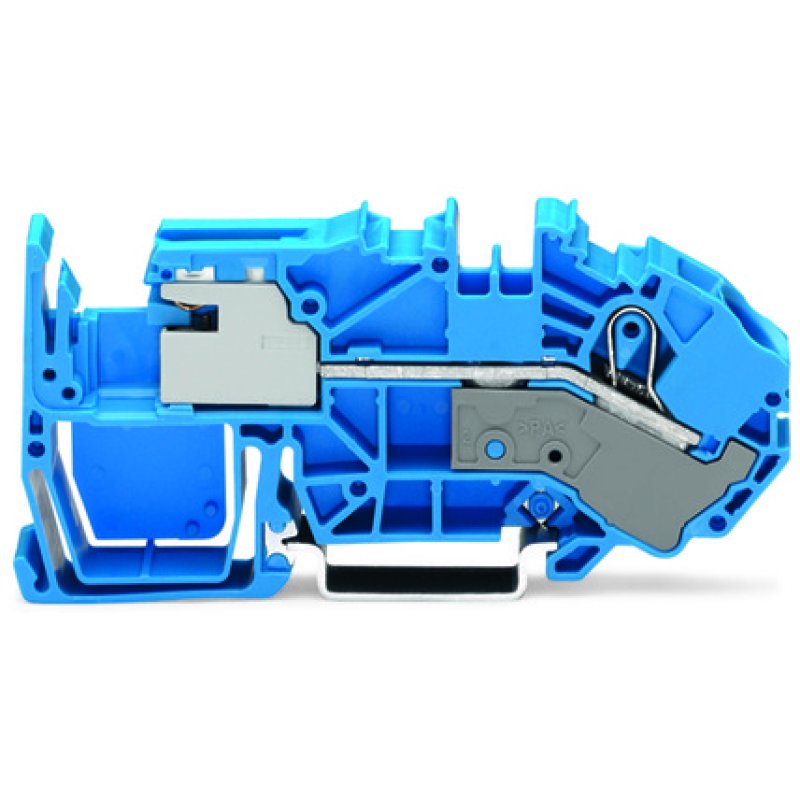 WAGO 2016-7714 1-Leiter-N-Trennklemme,16 mm,Push-in CAGE CLAMP ,blau