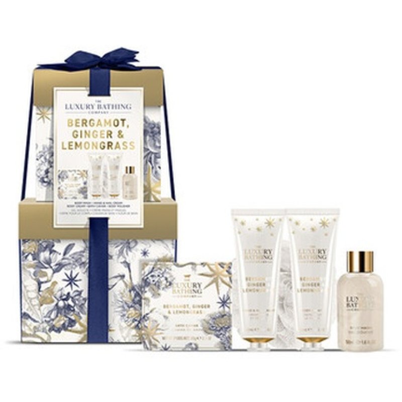 The Luxury Bathing Company Gift Mini Body Care Set Bergamot Ginger Lemongrass