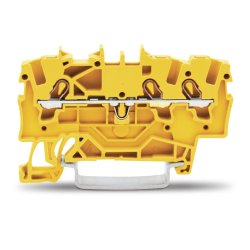 Wago 2001-1306 terminal block 3 Yellow
