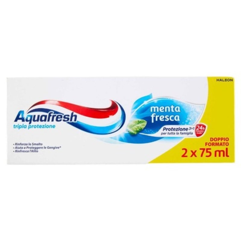 Aquafresh Mint Toothpaste 75ml - Pack of 2