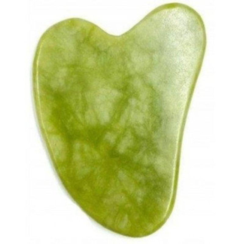 AK Kamienmasaz Jade Roller Green Jade Facial Massage Tool