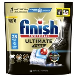 Finish Quantum Ultimate Plus Dishwasher Detergent 28 Tablets