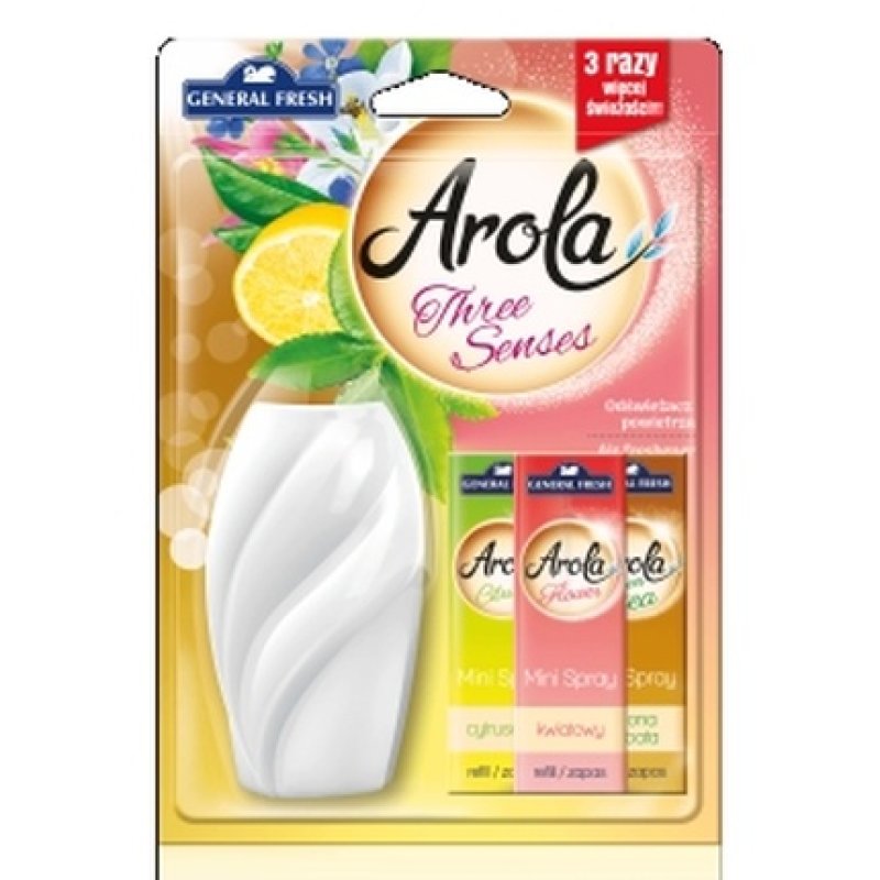 Arola Zest Mini Spray with Three Scents