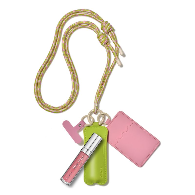 PUPA Milano 070078A001 makeup/manicure case Lime, Pink Elastane, Metal, Polyester, Polyurethane (PU)