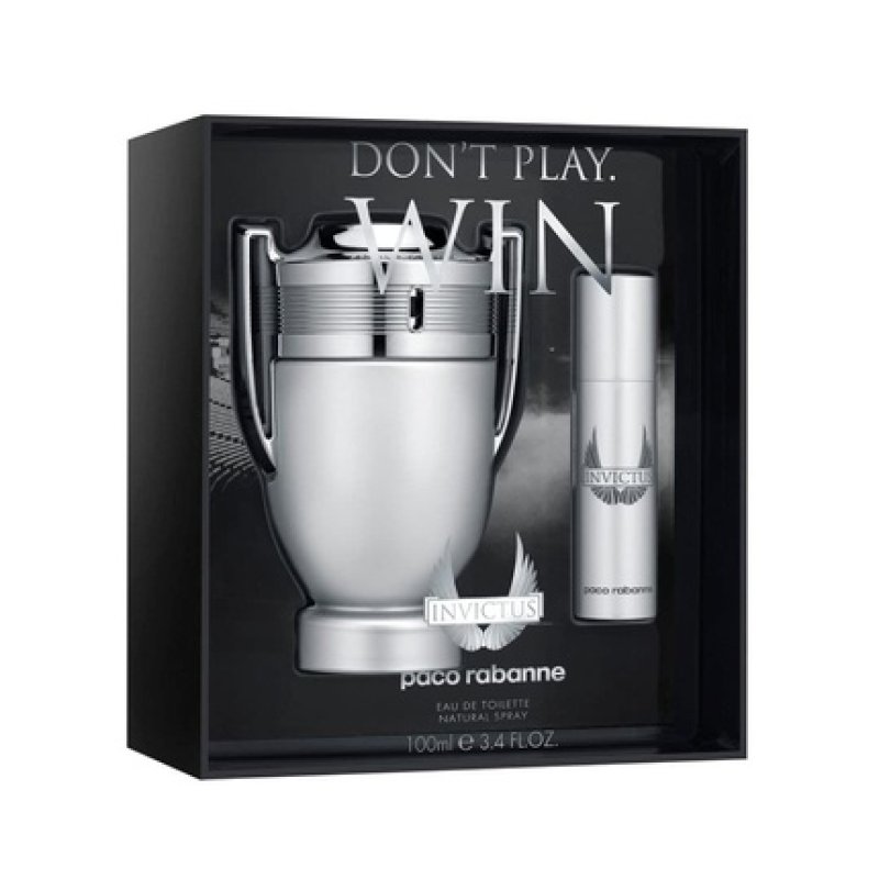 Paco Rabanne Invictus Gift Set 100ml EdT 10ml EdT Mini
