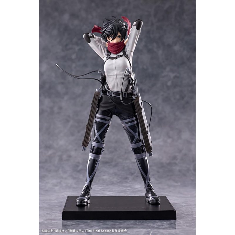 L'ATTAQUE DES TITANS - Mikasa Ackerman - Statuette Oshi Works 24.5cm