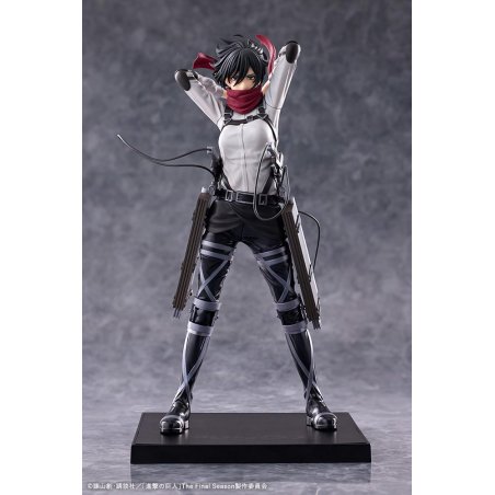 L'ATTAQUE DES TITANS - Mikasa Ackerman - Statuette Oshi Works 24.5cm