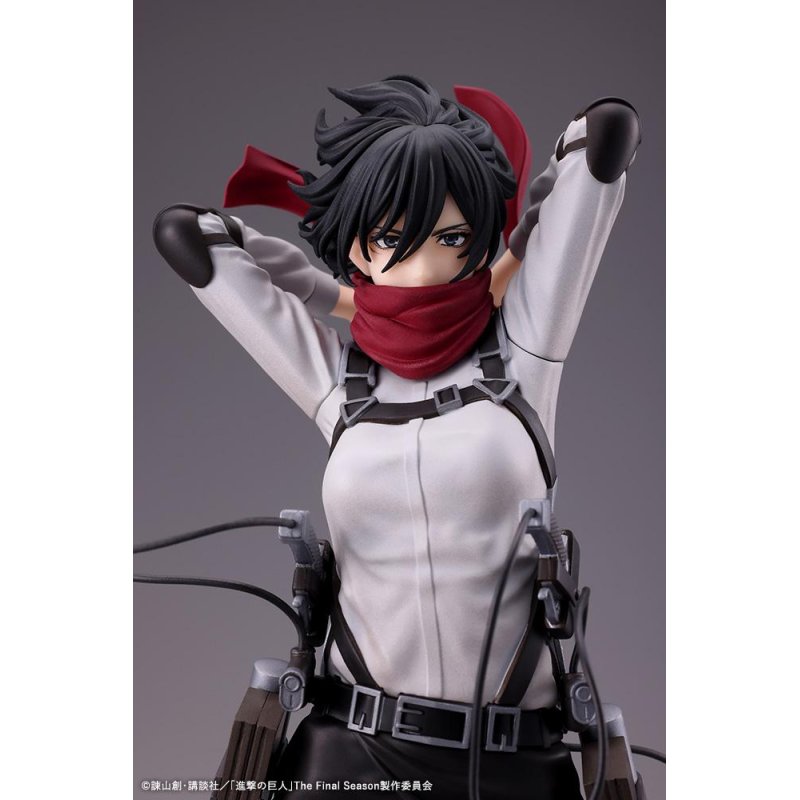 L'ATTAQUE DES TITANS - Mikasa Ackerman - Statuette Oshi Works 24.5cm