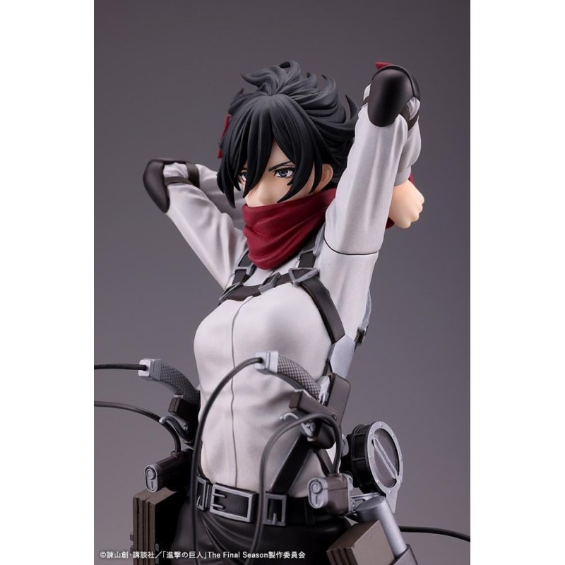 L'ATTAQUE DES TITANS - Mikasa Ackerman - Statuette Oshi Works 24.5cm