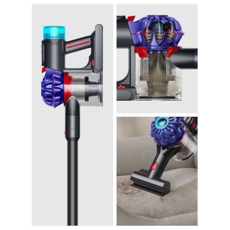 Dyson V10 Konical Aspirateur-balai 2 en 1 Batterie Sec Cyclonique Sans sac 0,5 L 525 W Noir, Cuivre