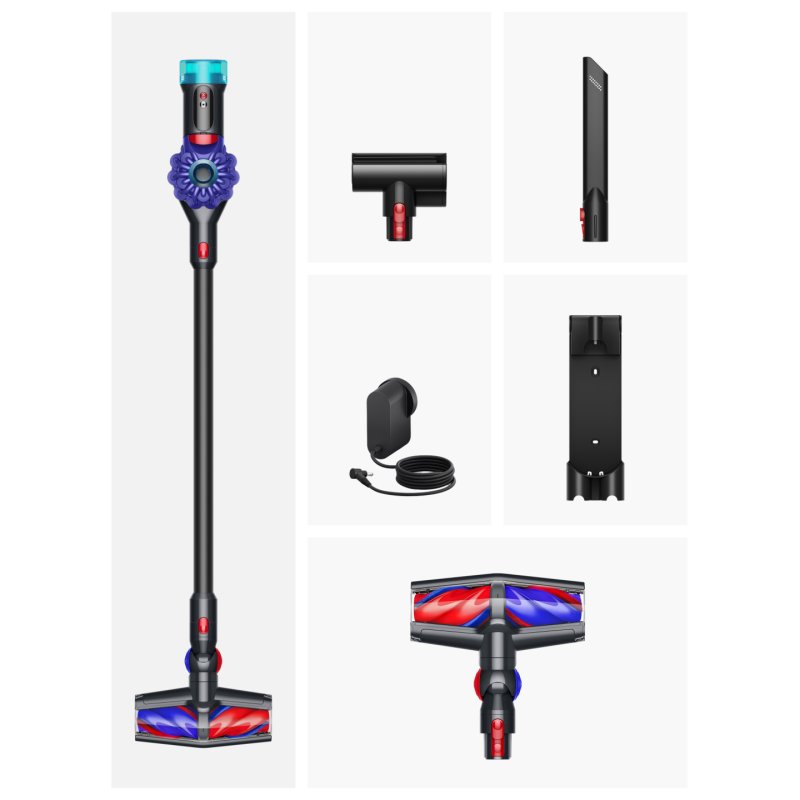 Dyson V10 Konical Aspirateur-balai 2 en 1 Batterie Sec Cyclonique Sans sac 0,5 L 525 W Noir, Cuivre
