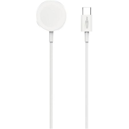 Ansmann 1700-0210 mobile device charger Smartwatch White USB Wireless charging Indoor