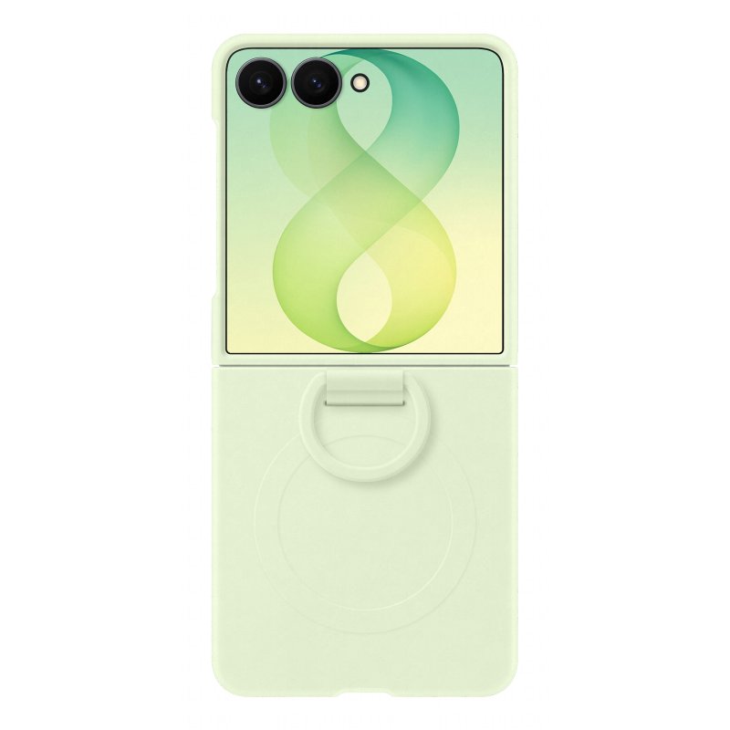Samsung Silicone Ring Magnet Case für Galaxy Flip8 green