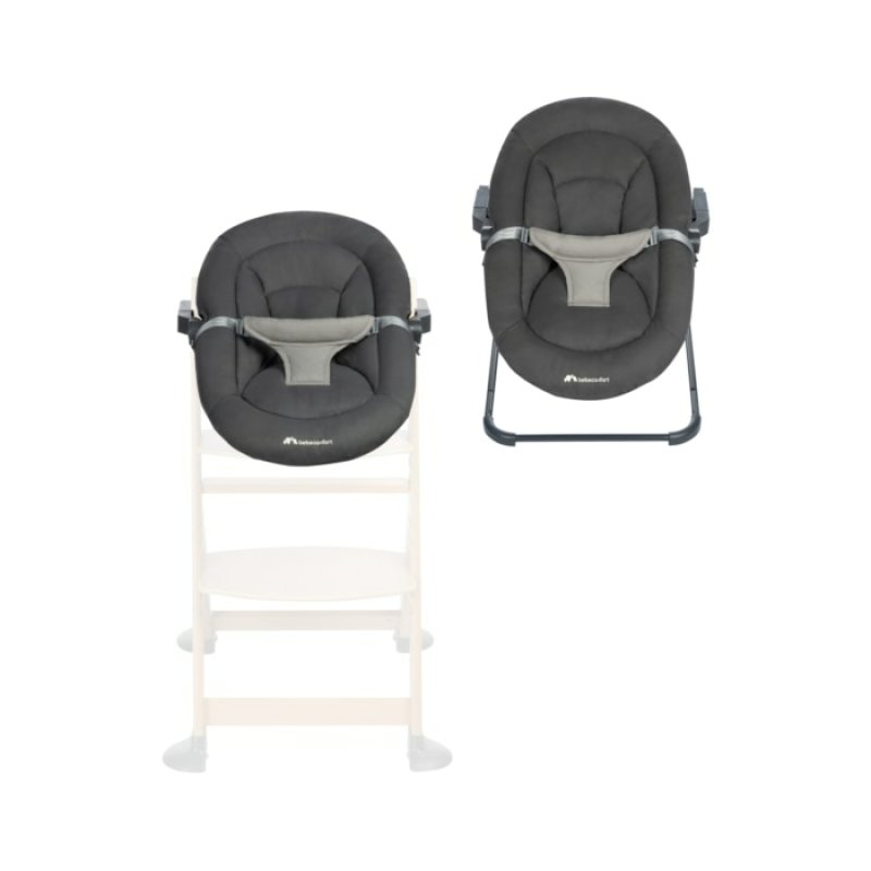 Bebe Confort Timba Baby Chaise haute multifonctionnelle Siège rembourré Gris