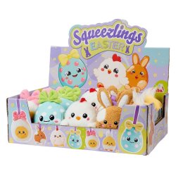 Squeezlings Plush Figure 5-Pack Display (20)