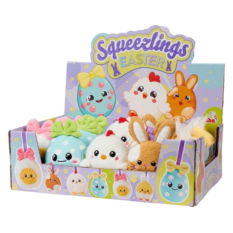 Squeezlings Plush Figure 5-Pack Display (20)