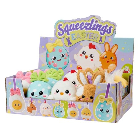 Squeezlings Plush Figure 5-Pack Display (20)
